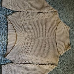 Knitted sweatshirt turtleneck